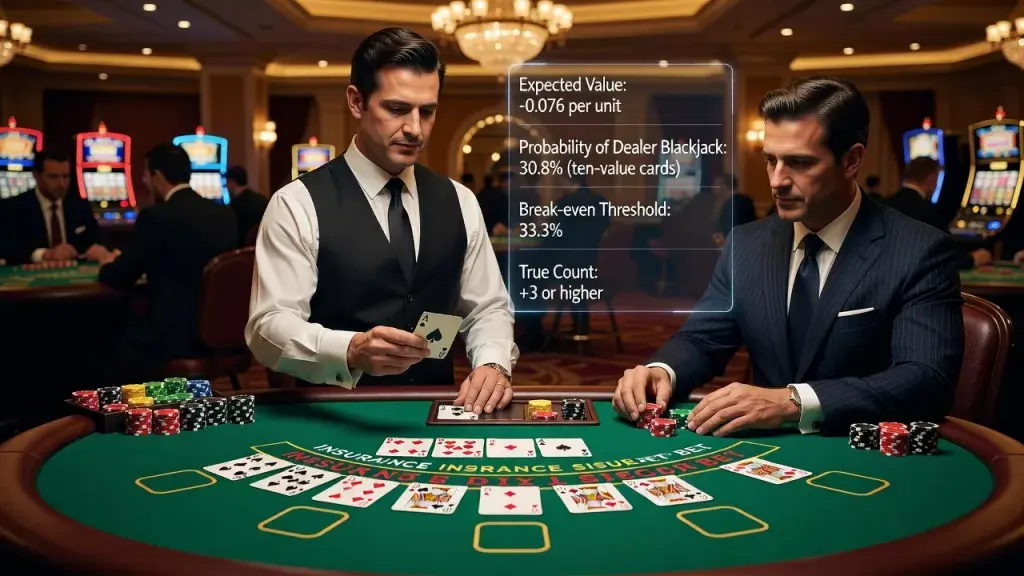 Insurance in Blackjack: When to Take the Insurance Bet, Expected Value, and Does It Pay Out?